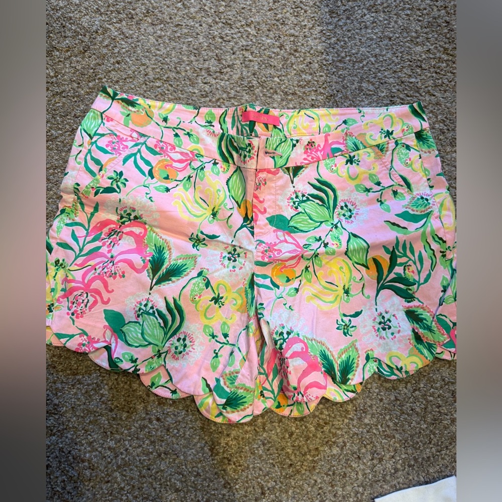Lilly Pulitzer Pink Floral Women's Shorts